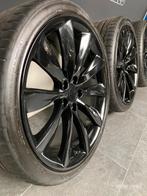 21'' originele Tesla Model S Turbine velgen + banden 5x120, Auto-onderdelen, Banden en Velgen, Gebruikt, 265 mm, Banden en Velgen