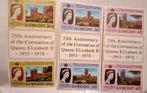 St. Vincent 25e Kroningsjubileum Elizabeth II Postzegels, Verzenden, Na 1940, Gestempeld