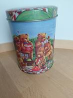 Rond blik: beren picknick, Verzamelen, Blikken, Ophalen of Verzenden, Gebruikt, Overige