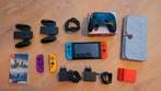 Nintendo Switch met controllers en game, Met 2 controllers, Ophalen of Verzenden, Switch Original, Gebruikt