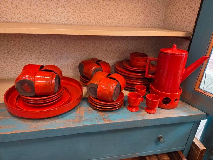 Vintage Hofra Hans Wagner servies, Antiek en Kunst, Antiek | Servies compleet, Ophalen