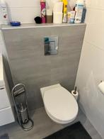 Villeroy & Boch Hangtoilet + Grohe Inbouwreservoir, Doe-het-zelf en Verbouw, Sanitair, Ophalen, Gebruikt, Chroom, Toilet