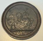 Antiek loden penning Napoleon passert de Alpen door Andrieu, Ophalen of Verzenden, Overige materialen