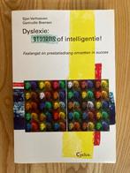 Boek Dyslexie: Stoornis of intelligentie! - Sjan Verhoeven, Ophalen of Verzenden, Zo goed als nieuw, Cognitieve psychologie