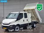 Iveco Daily 35C12 Kipper Dubbel Cabine 3500kg trekhaak Euro6, Auto's, Bestelauto's, Gebruikt, Euro 6, Iveco, Wit