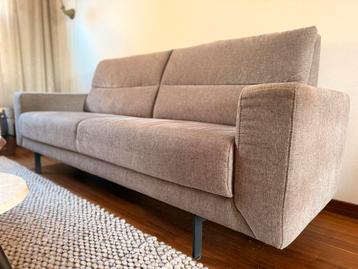 Prominent 2,5-zits bank T-501 kleur Taupe 12 beschikbaar voor biedingen