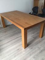 Eikenhouten eettafel 6 persoons., Huis en Inrichting, Tafels | Eettafels, Ophalen, Gebruikt, 100 tot 150 cm, Eikenhout