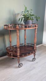 Vintage thee wagen of drankkar, Huis en Inrichting, Ophalen of Verzenden, Zo goed als nieuw, Rechthoekig, Minder dan 55 cm