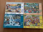 4 Hop puzzels  1000 + 4 puzzels, Hobby en Vrije tijd, Denksport en Puzzels, Ophalen of Verzenden, 500 t/m 1500 stukjes, Gebruikt