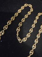 14 k gouden koffieboon schakel ketting 32 gram 70 cm, Ophalen of Verzenden, Nieuw, Goud, Goud