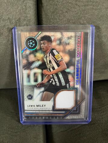 Lewis Miley RC Patch Teal /199 - Topps Museum 2023-24 beschikbaar voor biedingen