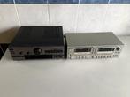 SONY TA-D507 VERSTERKER + PHONO + FISHER CASSETTEDECK  CR155, Ophalen of Verzenden, Gebruikt, Sony