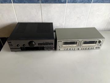 SONY TA-D507 VERSTERKER + PHONO + FISHER CASSETTEDECK  CR155 beschikbaar voor biedingen