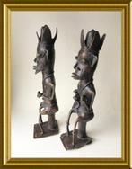 Twee Afrikaanse bronzen vruchtbaarheidsbeelden, Antiek en Kunst, Ophalen of Verzenden
