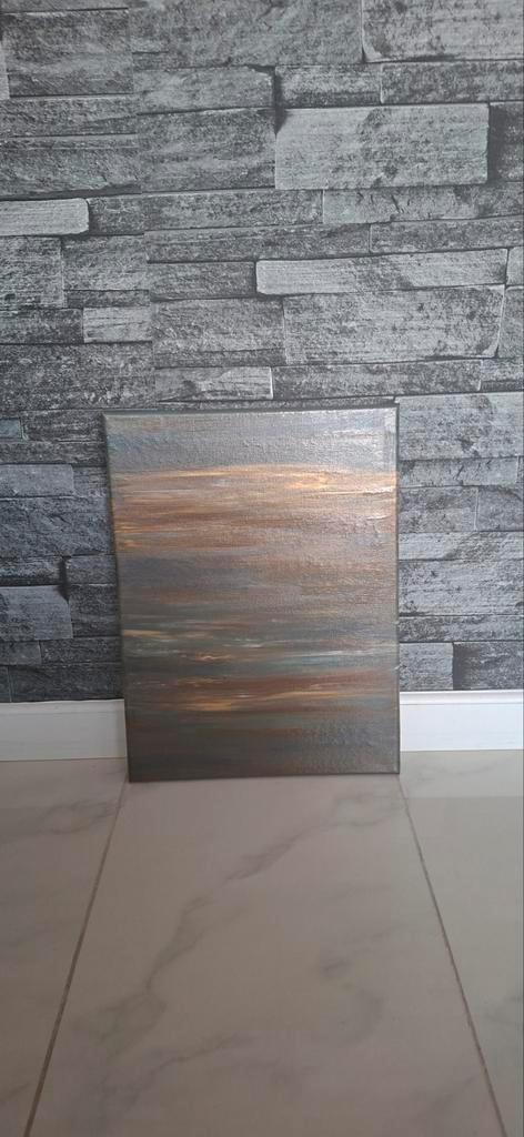 Abstract schilderij - decoratie 30x40cm, Antiek en Kunst, Kunst | Schilderijen | Abstract, Ophalen of Verzenden