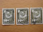 Leidse universiteit 3x NVPH 561   Gestempeld, Postzegels en Munten, Postzegels | Nederland, Ophalen of Verzenden, Na 1940, Gestempeld