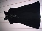 JURKJE van MANGO, zwart met pailetten, maat M, zgan., Kleding | Dames, Jurken, Maat 38/40 (M), Mango, Zwart, Ophalen of Verzenden