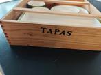 Tapas Set in Houten Kist, Huis en Inrichting, Keuken | Servies, Ophalen, Overige typen, Zo goed als nieuw, Effen