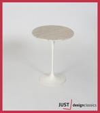 Knoll Saarinen Side Table Calacatta Marmer Vintage 60's, Gebruikt