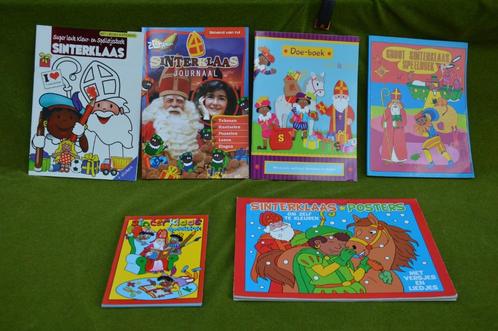 6 vintage Sinterklaas en Zwarte Piet boekjes: Speelboeken en, Diversen, Sinterklaas, Gebruikt, Ophalen of Verzenden