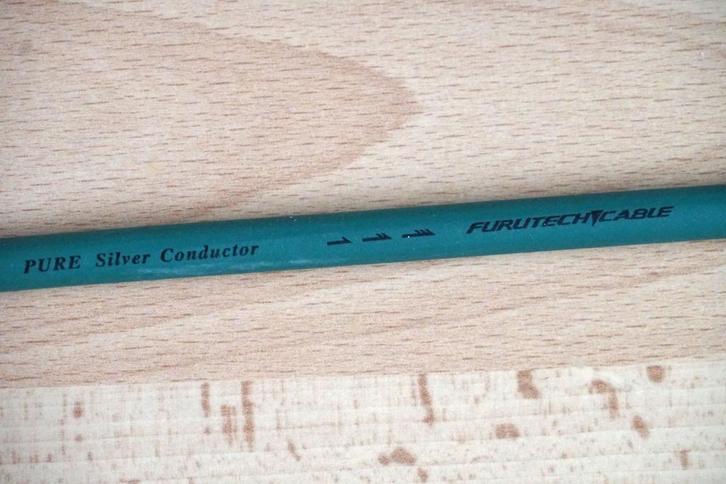 Furutech FX-Alpha Ag puur zilver coaxiaal kabel, Audio, Tv en Foto, Audiokabels en Televisiekabels, Zo goed als nieuw, Coaxiale kabel