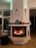 Inbouw houtkachel met hefdeur, Ophalen of Verzenden, Gebruikt, Inbouwhaard, Houthaard