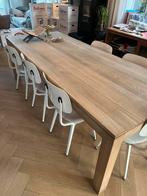 Grote houten eettafel - 99x250cm, Huis en Inrichting, Tafels | Eettafels, Ophalen, Gebruikt, 200 cm of meer, 50 tot 100 cm