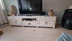 Witte TV-meubel en kast, Huis en Inrichting, Kasten | Kledingkasten, Ophalen, Gebruikt, 200 cm of meer, Teakhout