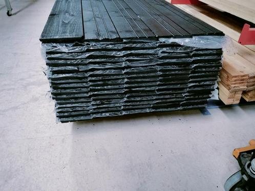 Zweeds Rabat zwart, Tuin en Terras, Palen, Balken en Planken, Nieuw, Planken, 250 cm of meer, Ophalen