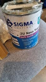1L Sigma S2U Nova Traplak lak RAL 7021, Doe-het-zelf en Verbouw, Verf, Beits en Lak, Minder dan 5 liter, Ophalen of Verzenden