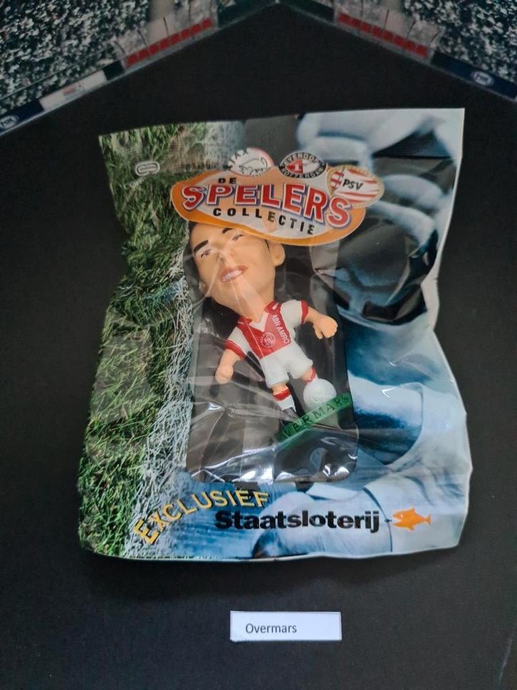 Overmars Ajax poppetje - De Spelers Collectie staatsloterij, Verzamelen, Sportartikelen en Voetbal, Nieuw, Beeldje of Poppetje