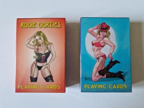 set van 2 kaartspellen van Rooie Oortjes, Verzamelen, Speelkaarten, Jokers en Kwartetten, Nieuw, Speelkaart(en), Ophalen of Verzenden