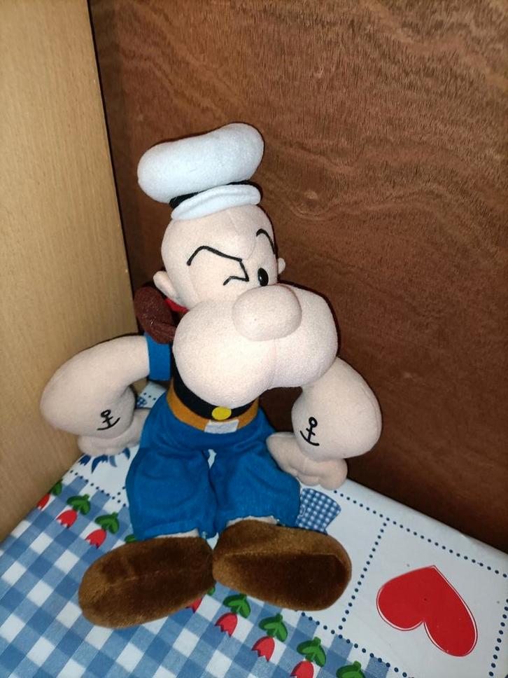 Popeye knuffel 33 cm groot, Kinderen en Baby's, Speelgoed | Knuffels en Pluche, Ophalen of Verzenden