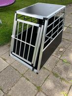 Aluminium hondenbench voor auto – 90x65x65 cm, Ophalen, Zo goed als nieuw