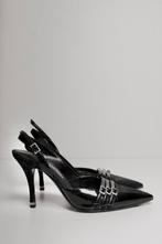 LOUIS VUITTON Zwart lak leren pump Mt 37 1xgebruikt WP€1100, Pumps, Verzenden, Zwart, Louis Vuitton