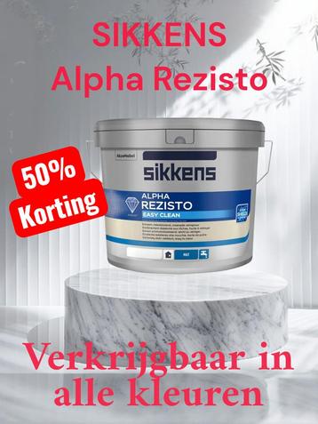 SIKKENS MUURVERF LATEX VERF - 2K epoxy vloercoating  egaline beschikbaar voor biedingen