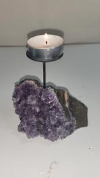 Amethist waxinelicht houder, Ophalen of Verzenden