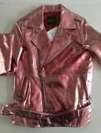 Aparte stoere jas van mooi kunstleer maat 38, Ophalen of Verzenden, Zo goed als nieuw, Maat 38/40 (M), Roze
