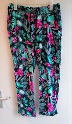 Zgan canda bloemen broek mt 44, Kleding | Dames, Broeken en Pantalons, Maat 42/44 (L), Ophalen of Verzenden, Roze, Lang