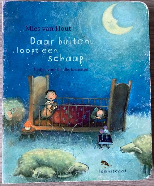 Daar buiten loopt een schaap + Audio - Mies van Hout, Boeken, Kinderboeken | Baby's en Peuters, Gelezen, Ophalen of Verzenden