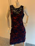 Pinko kanten jurk met onderjurk it 44 zgan, Maat 38/40 (M), ., Zwart, Cocktailjurk