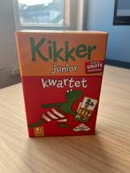 Kikker Junior Kwartetspel - Extra Grote Kaarten, Drie of vier spelers, Ophalen of Verzenden, Zo goed als nieuw, Reisspel
