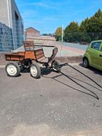 Pony wagen (menwagen) enkelspan geschikt voor b/c pony, Dieren en Toebehoren, Ophalen, Gebruikt