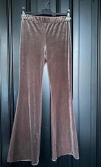 Zara fluwelen flare broek in mokka, Ophalen of Verzenden, Zo goed als nieuw, Maat 36 (S), Lang