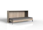 Juist opklapbed horizontaal - 90x200 - Eikenkleur