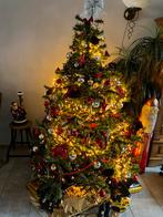 Kerstboom met verlichting & ornamenten, Diversen, Kerst, Ophalen, Gebruikt
