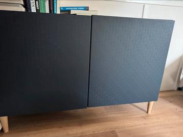 Blauw/zwart dressoir kastje IKEA