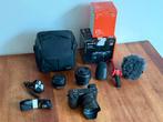 Sony A6400 met 3 lenzen en accesoires 1156 clicks nieuwstaat, Compact, Ophalen of Verzenden, Zo goed als nieuw, 4 t/m 7 keer
