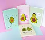 Notitieboek met avocado illustratie op kaft – €5,-, Ophalen of Verzenden, Nieuw, A5