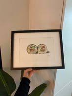 Origineel schilderij keuken sushi, Antiek en Kunst, Kunst | Schilderijen | Modern, Ophalen of Verzenden
